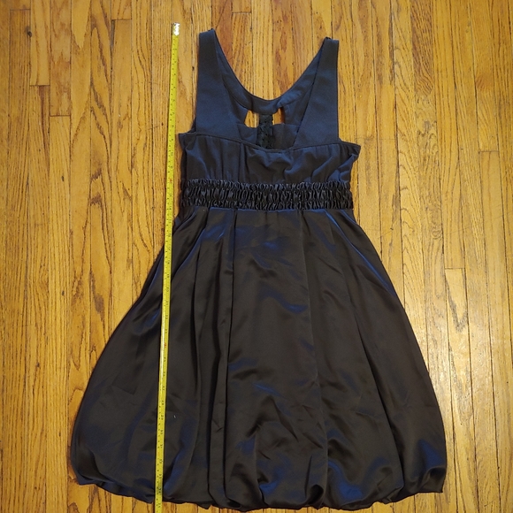 MORGAN DE TOI Y2K black bubble prom dress sz 38 - Picture 2 of 9